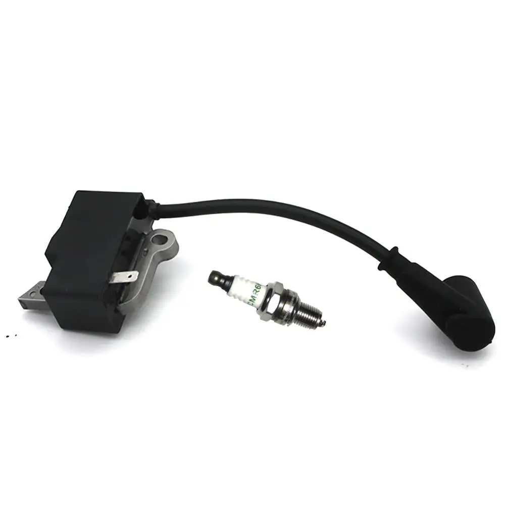 Ignition Coil Module Spark Plug CMR6H For Stihl Chainsaw MS193T 1137-400-1306