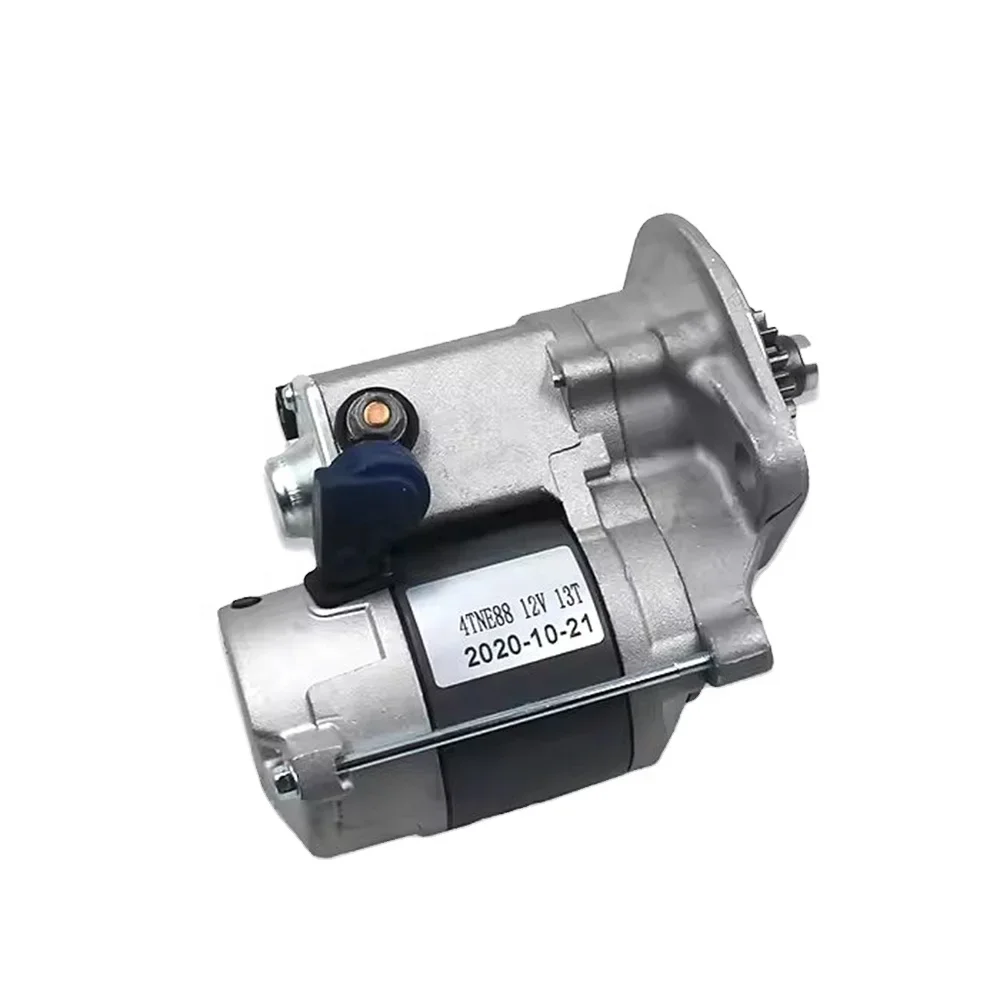 Diesel Engine Spare Parts 129129-77010 4TNE88 12V 13T Starter Motor For Excavator