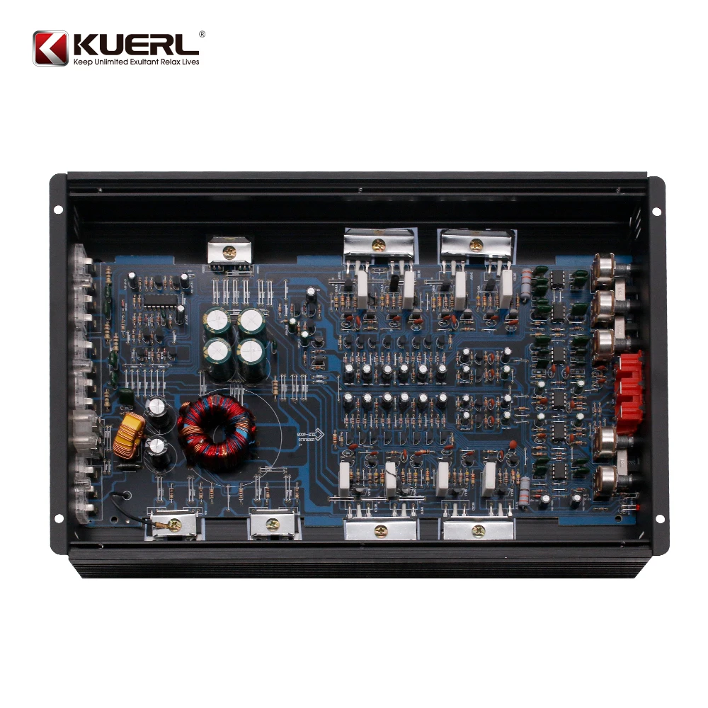 DC 12V 6800 Watt 4 Channel Car Amplifier Full Range Car Subwoofer Amplifier