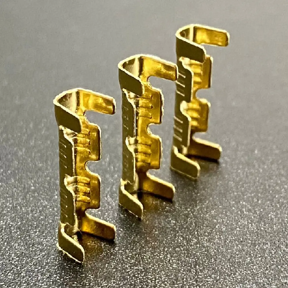 50/100/200pcs 0.3-1.5mm2 Teeth Fascia Terminal Wire Harness Cold Inserts Connectors Wiring Tab Cold Terminal