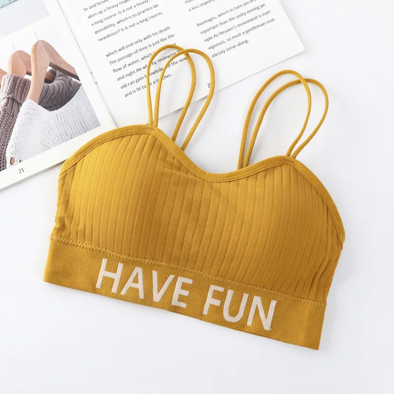 Girls Bra Breathable Teenager Bras for Kids Adolescente Lingerie Solid Color Teen Vest Girls Tube Tops Underwear 8-16Y