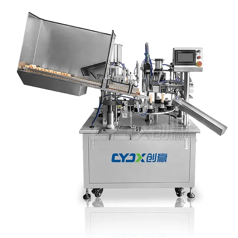 CYJX Cosmetic Cream Toothpaste Filling And Sealing Machine Tube Filling Machine For Grease Toothpaste Filling Line