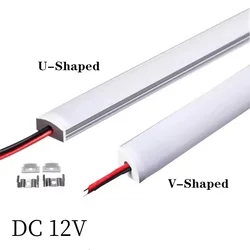 LED cabinet bar light 5730 5630 36LEDs Kitchen light under furniture 12V DC 50cm profile aluminum led hard strip Linear lights