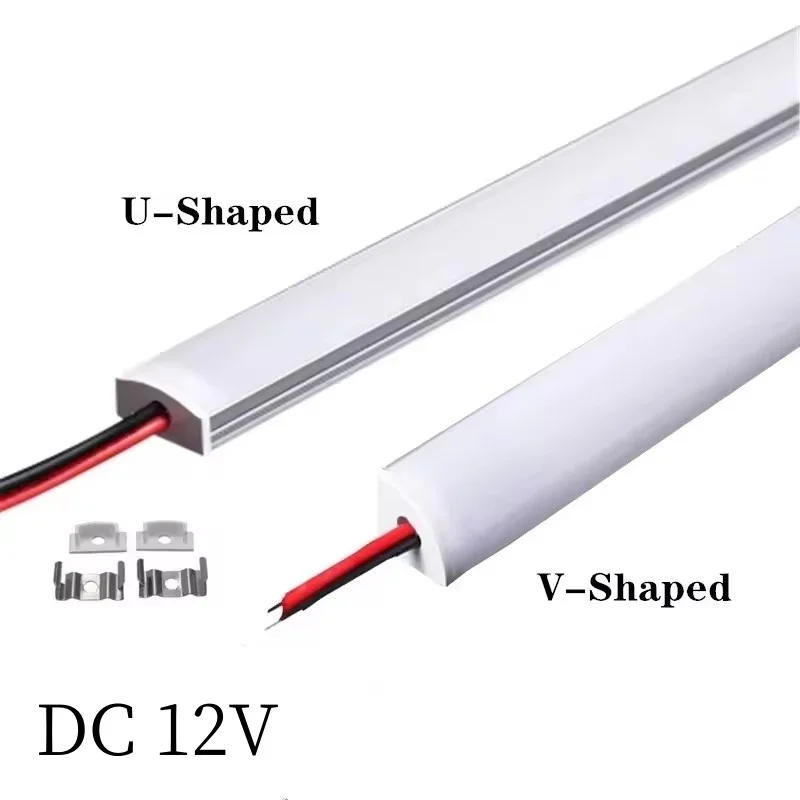 LED cabinet bar light 5730 5630 36LEDs Kitchen light under furniture 12V DC 50cm profile aluminum led hard strip Linear lights