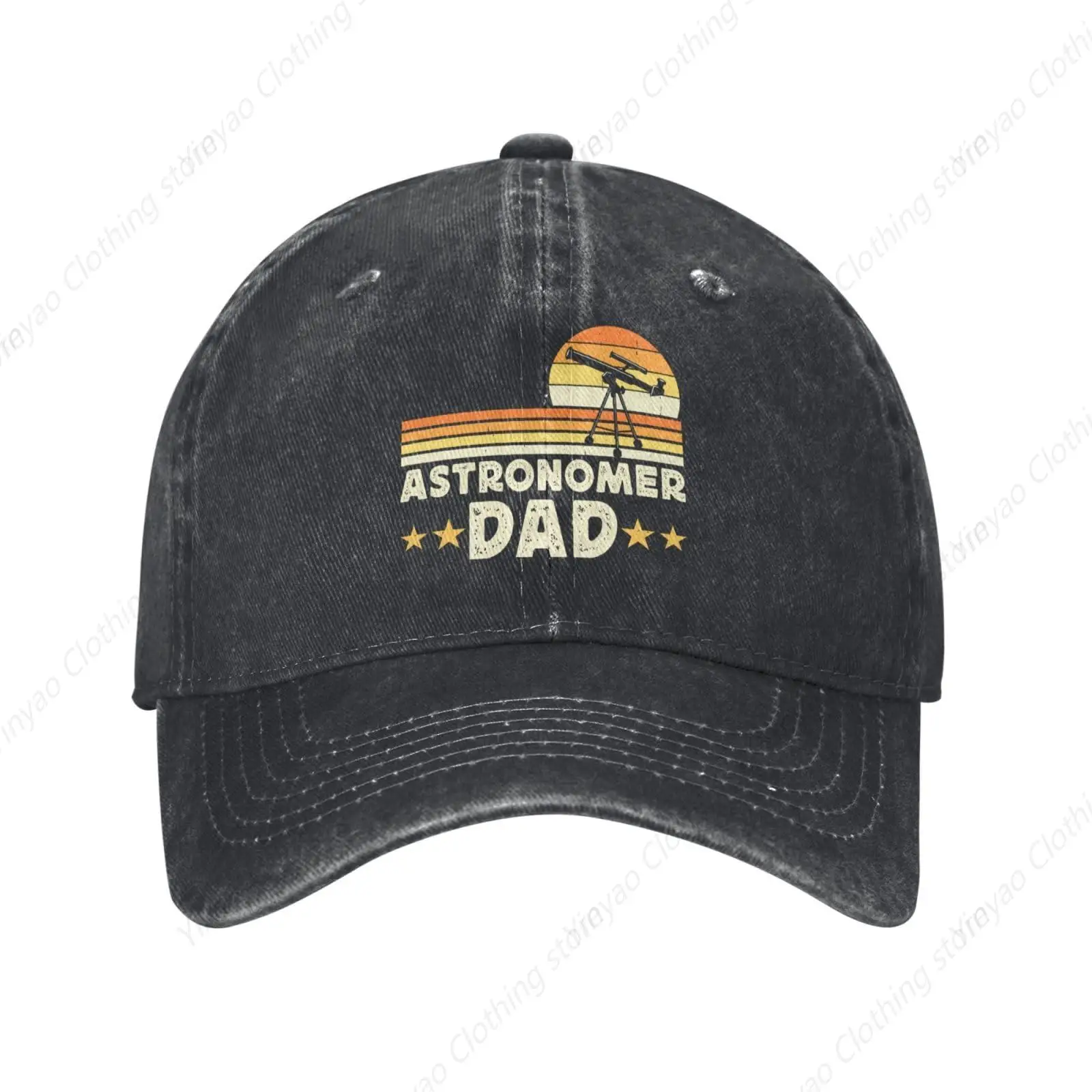 Astronomer Dad Printed Fun Baseball Hat Gift Golf Dad Hat Retro Adjustable Cowboy Hat