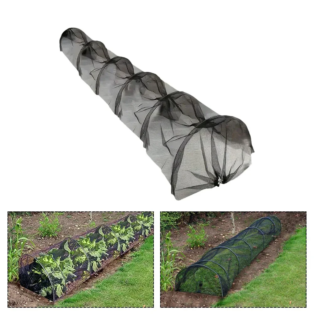 3m= Planting Tunnel Net Mesh Garden Vegetables Plant Protection Cover Supplies Reusable Garden Care Cover Netting Protect Film