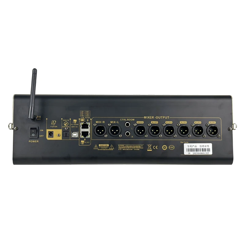Цифровой микшер Shenndare X12 с Wi-Fi, 12-канальный звуковой микшер, консоль, цифровой микшер DSP, профессиональный цифровой аудиомикшер