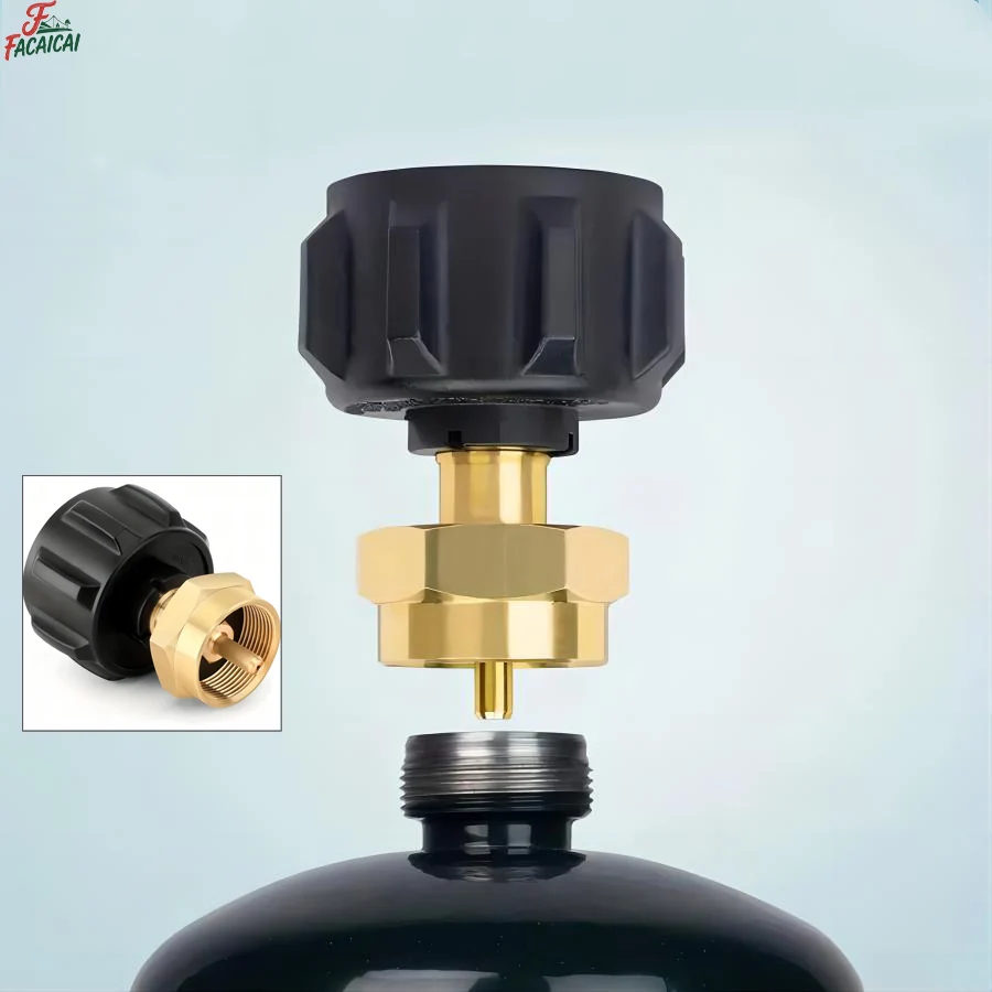 

Propane Refill Adapter,LP Gas Cylinder Tank Coupler - QCC1 Regulator Valve Converter adapter,BBQ Tools Factory Outlet