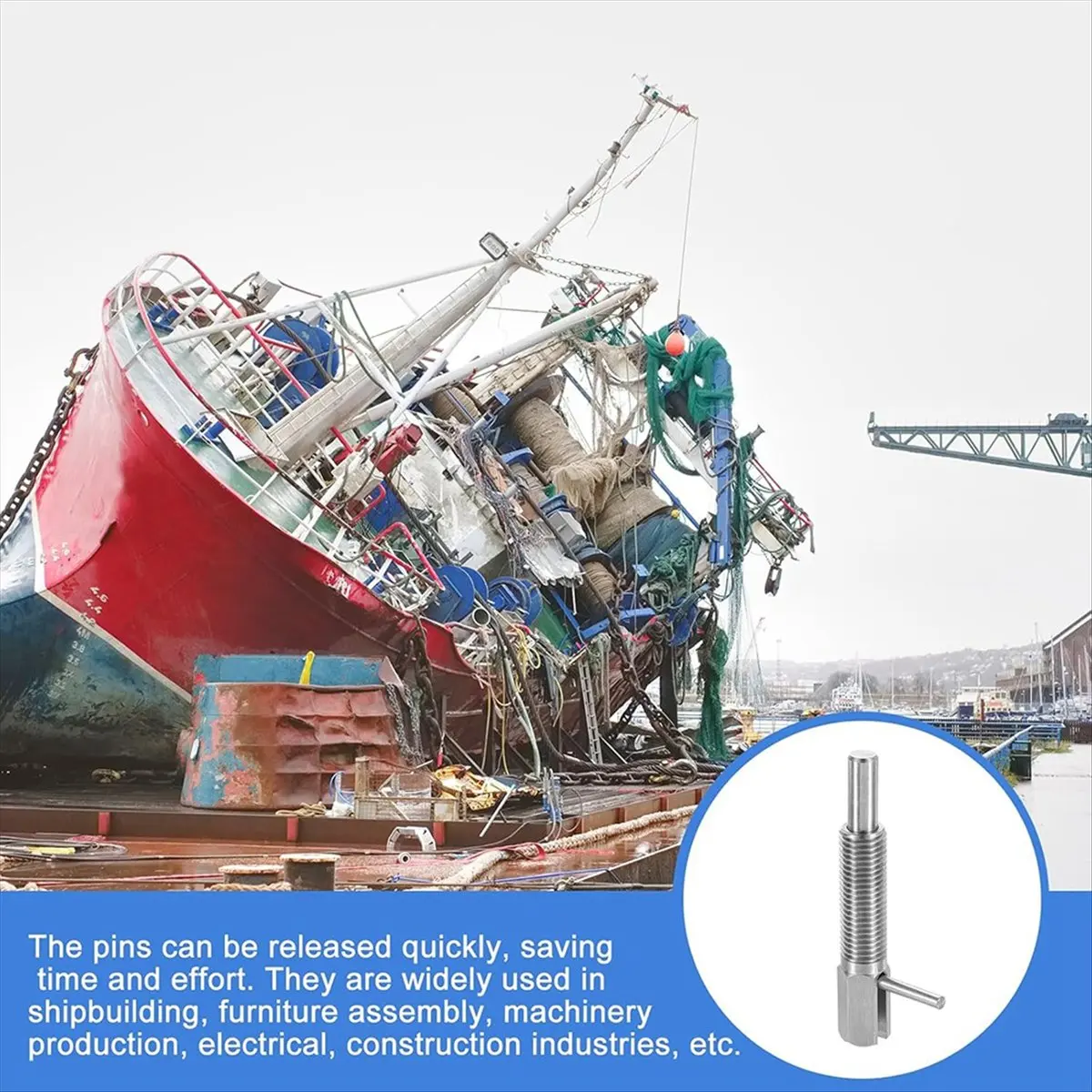 【Limited Offer】2Pcs Retractable Indexing Plunger Pin, M16 L Spring Plunger Stainless Steel Spring Loaded Telescopic Locking Pin