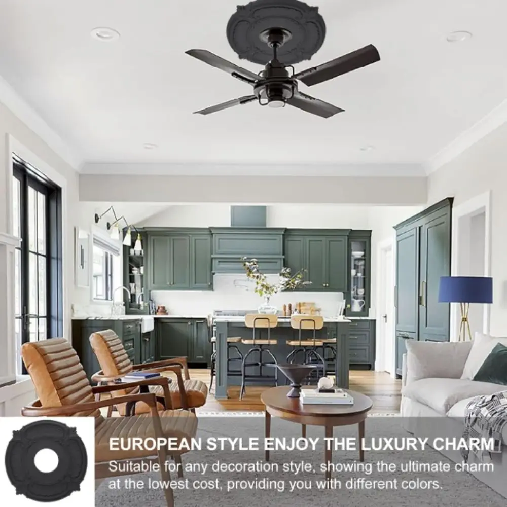 

Круглые потолочные медальоны, простая установка, размер 12 дюймов, декоративная панель из полиуретана, раздельный дизайн