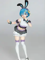 Judai Original TAITO PCS Re Zero Starting Life in Another World Rem Happy Easter PVC Action Figure Model Toy
