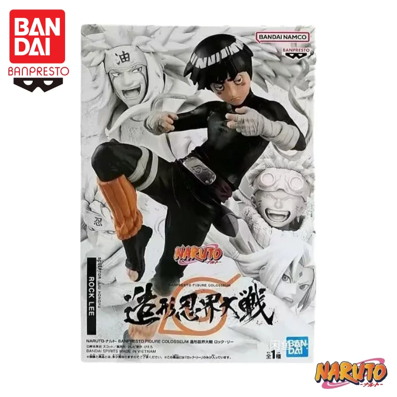 

В наличии Bandai Banpresto, оригинальная фигурка Наруто, Colosseum Rock Lee, модель куклы, новая фигурка в штучной упаковке
