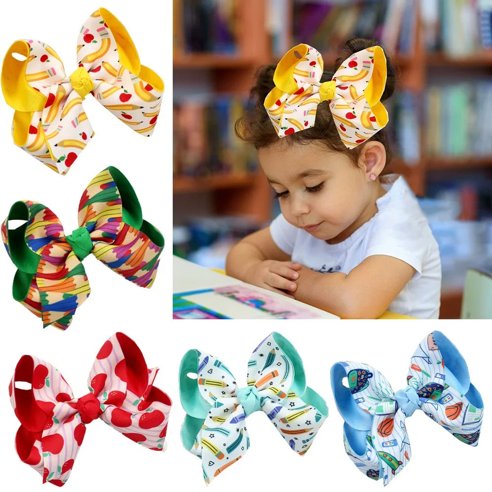 20-pinces-a-cheveux-en-ruban-gros-grain-pour-filles-imprime-crayon-apple-pencil-barrettes-pour-enfants-accessoires-pour-la-rentree-scolaire