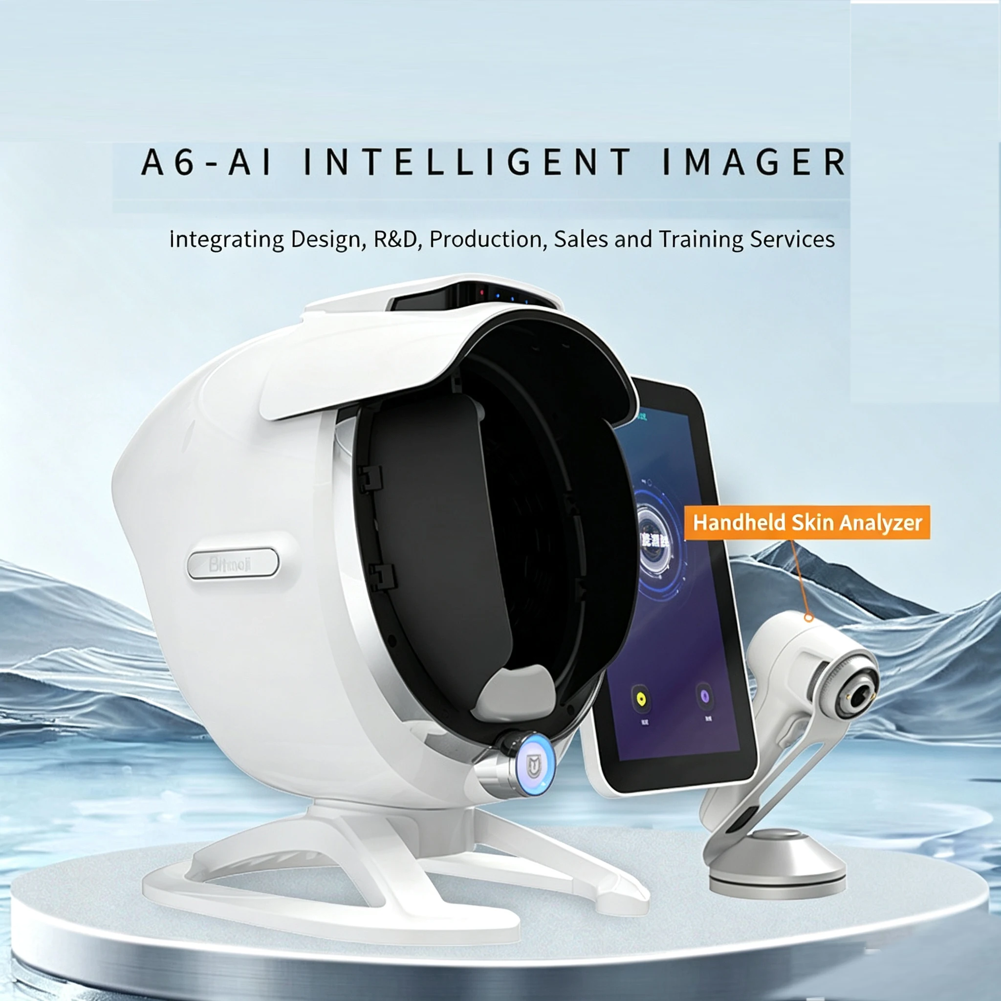 Skin Detector High-definition Eight Spectrum Intelligent Skin Tester for Facial Skin Problems