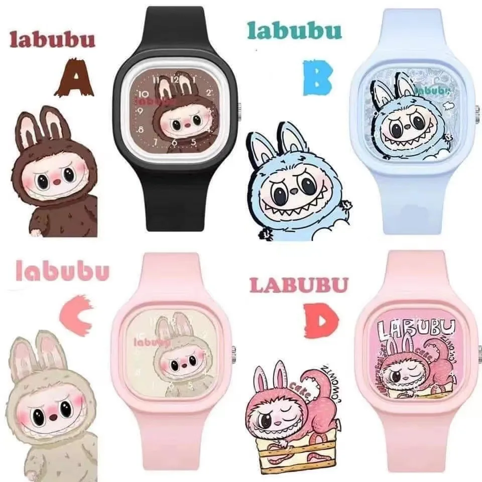 2024 New Monster Cartoon Watch Women Silicone Watch Student Cute Cartoon Watch Valentine's Day Christmas Birthday Gift