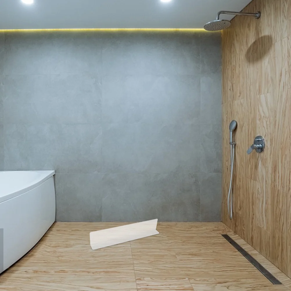 

2Pcs Clear Bathroom Splash Guard Bathtub Shower Corner Water Barrier PVC Splashing Protector Bathtub Splash Guard