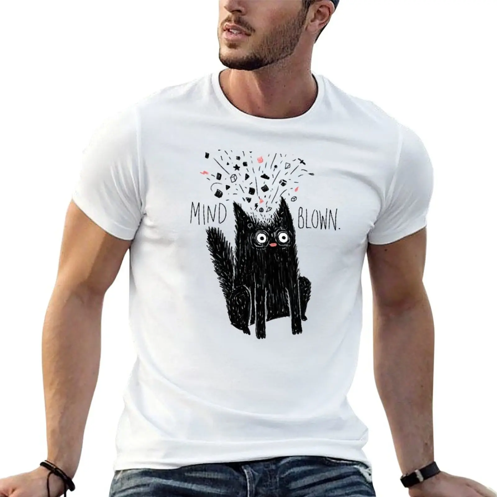 MIND BLOWN. T-Shirt Independence Day Short Sleeve T-Shirt
