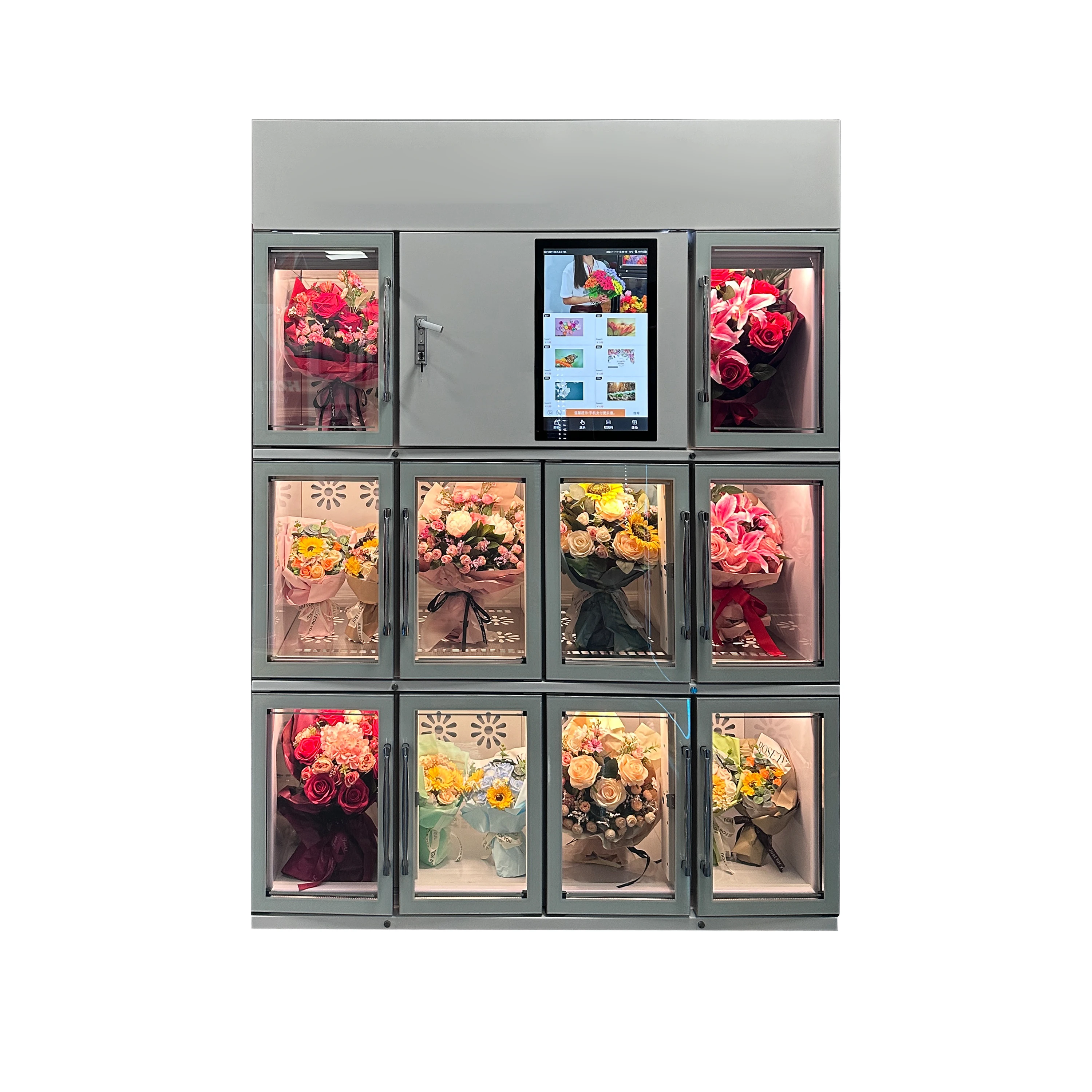 

Touch Screen Flower Vending Machine Cooling Floral Vending Machine