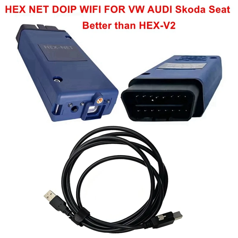 2026 Upgrade DOIP VCDS WIFI HEX-NET For VAGCOM Interface Unlimited Diagnostic Tool FOR Volkswagen AUDI Skoda Seat Multi Car