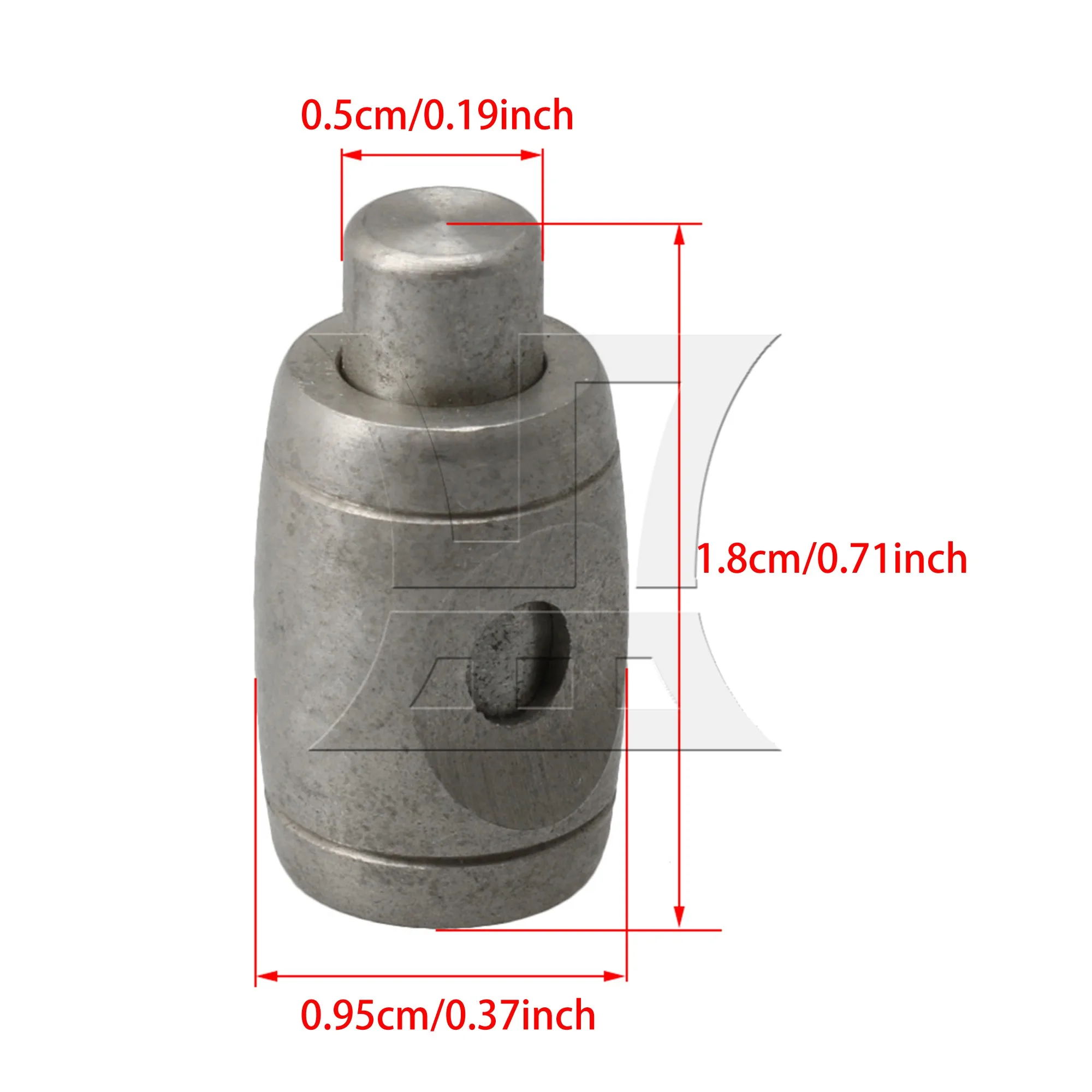 

YIBUY 10 штук, 9,5 мм, серебристые клапаны для трубы, водяные клапаны, сливные клапаны, комплектующие для сборки