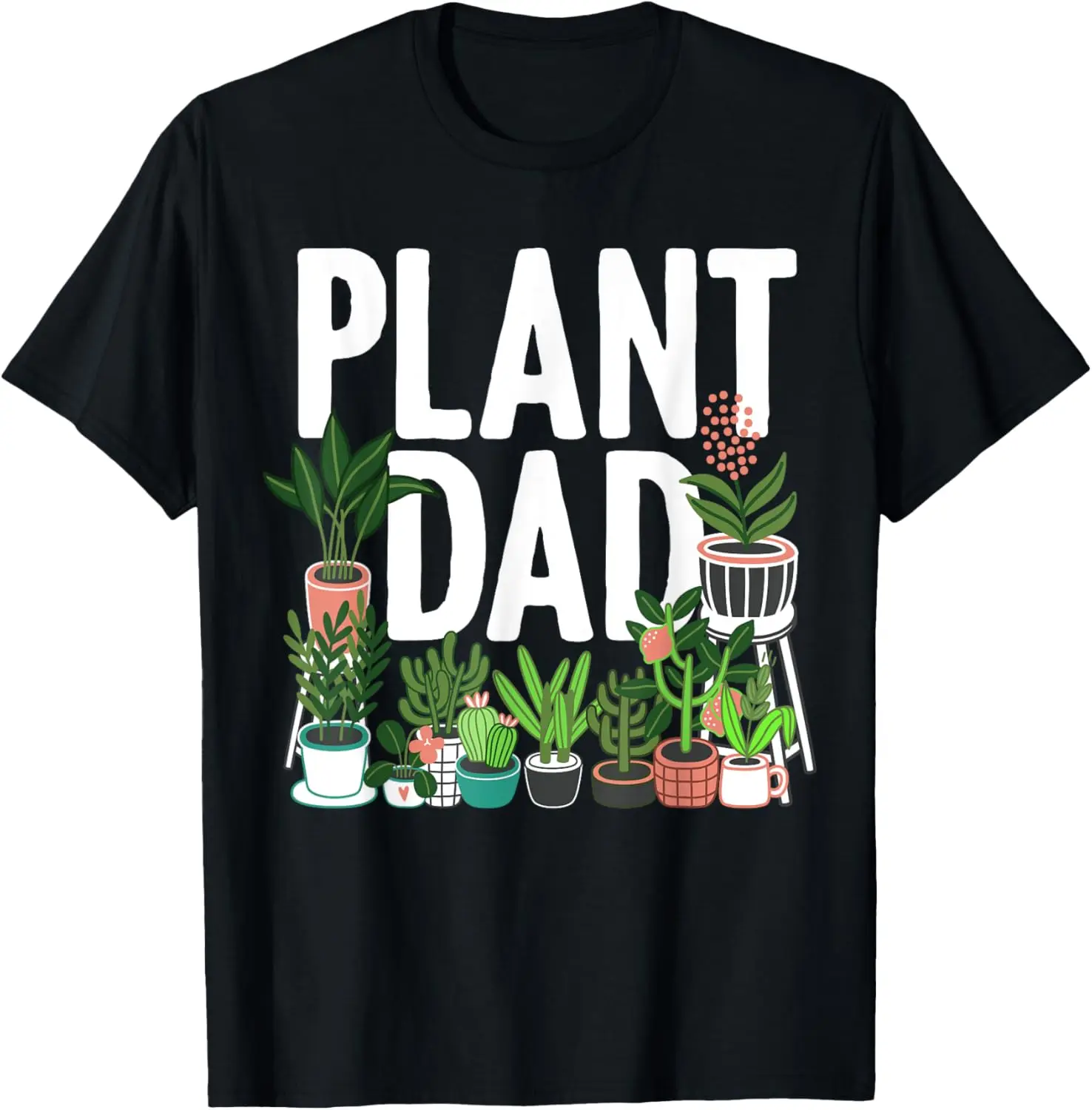 Cool Design For Men Dad Gardener Garden Plant Lover T-Shirt 100% Cotton Trendy Y2K Short-Sleeve Tee-Soft, Quick-Drying,