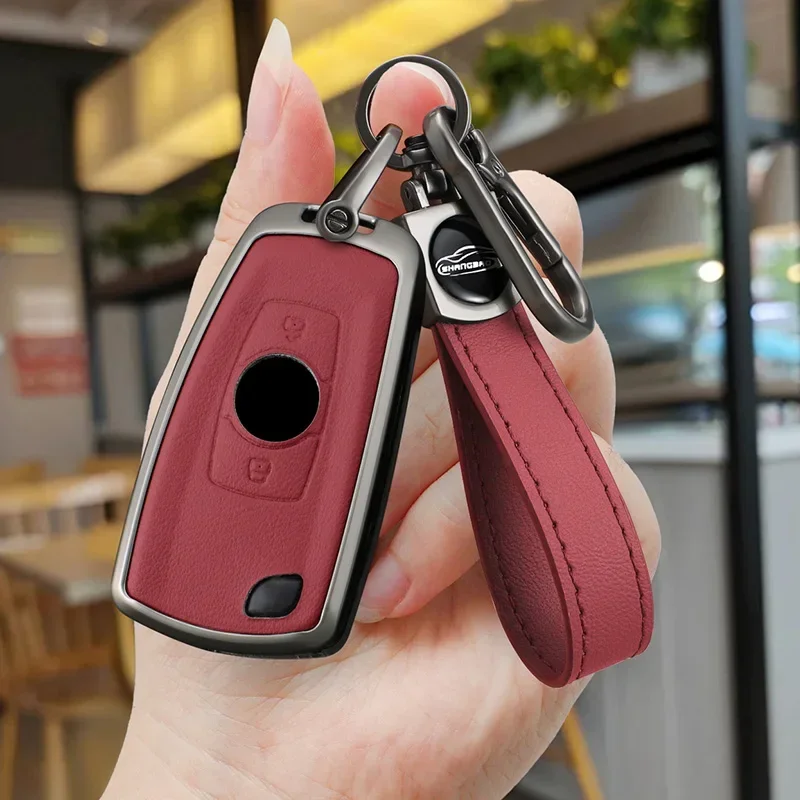 

For Dongfeng DFM DFSK Glory 580 S560 F507 S30 H30 AX7 Ix5 Ix7 Seres Sf5 KC VL Alloy Car Key Case Fob Cover Keychain Shell