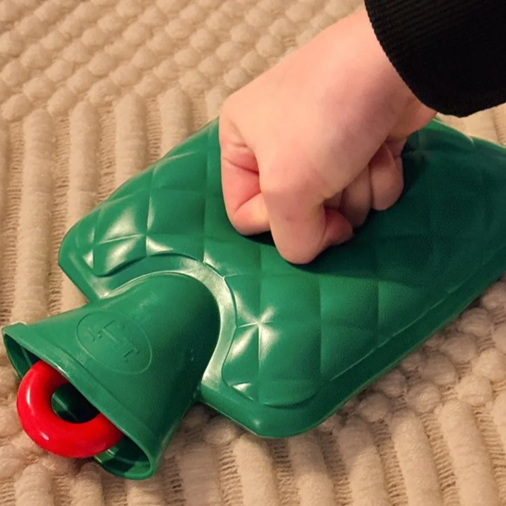 

Hot-water Bag Anti-scalding Hot Water Bottle Removable Cover Portable Hot Water Bag 350/800ml Comfortable Hand Warmer Warm Belly