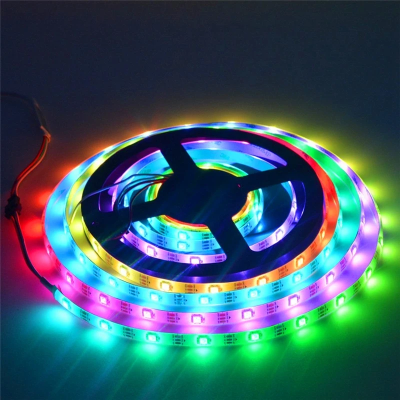 WS2812B Led Strip WS2812 RGB Individually Addressable Smart Led Lights Strip IP30/65/67 Waterproof 0.3W/LED DC5V