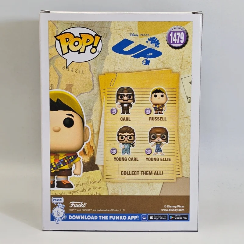 Funko Pop! Original Disney Pixar Up Russell #1479 Vinyl Figure - Movie Collectible Desktop Ornament Toy Gift in Stock - view 4