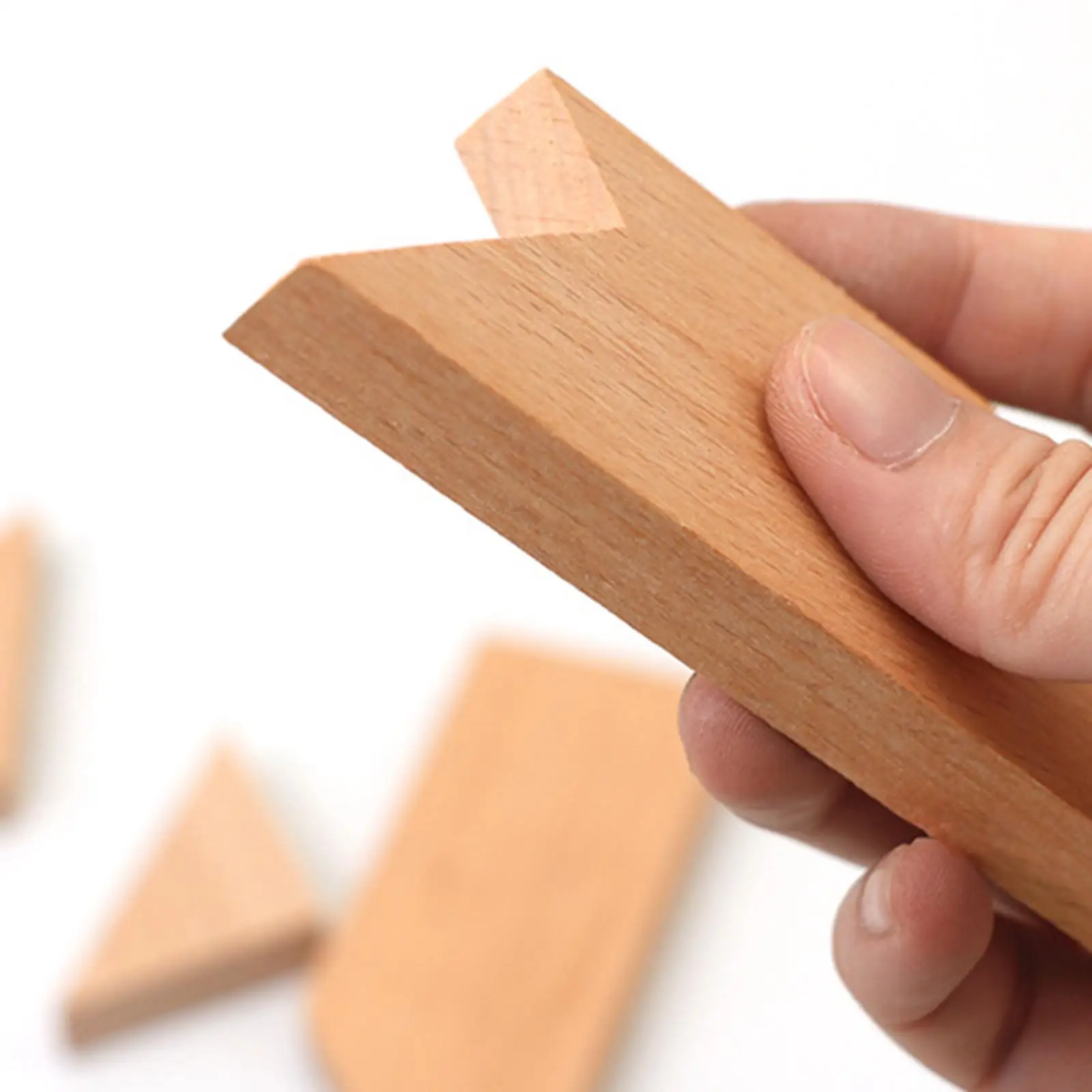 T-förmiges Puzzle, Taschenpuzzle, Bildung, ergonomisches IQ-Spiel aus Holz, Mini-Puzzle aus Holz für Kinder, Geburtstagsgeschenk, Unterricht