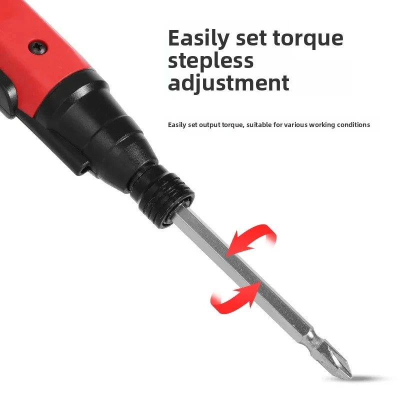 3.6V Industrial High Torque Electric Screwdriver Rechargeable Lithium Ion 250RPM 20-5Nm Multifunctional Anti-slip Power Tool