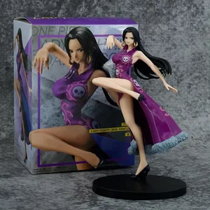 One Piece Figuras de anime para adultos Juguetes GK Snake Princess Boa Hancock Figura 21cm Sexy Cheongsam Girl Figures Estatuas# 10 mejores ventas de una pieza muñeca sexual - №3