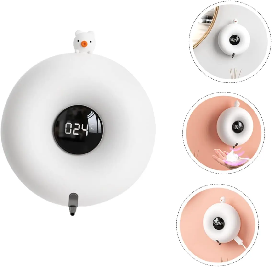 

Новый дозатор мыла 2025 года, автоматическая сенсорная пенящаяся машина для мытья рук, бесконтактный интеллектуальный подарок