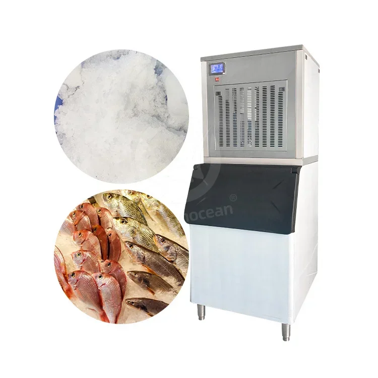 OCEAN Industrial Automatic Snow Flake Ice Make Machine Commercial Snowflake Ice Flake Maker Machine