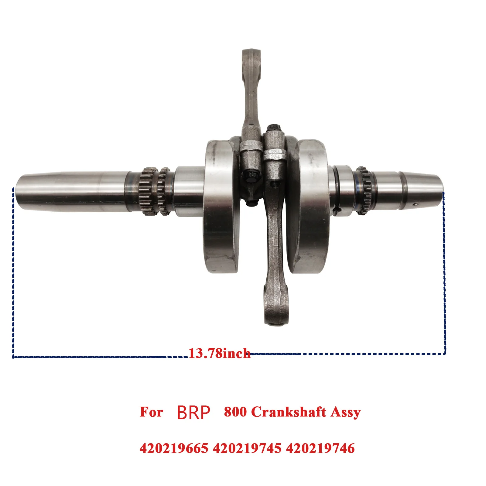 Crankshaft With Oil Hole For BRP Outlander 800 ATV UTV Engine Parts