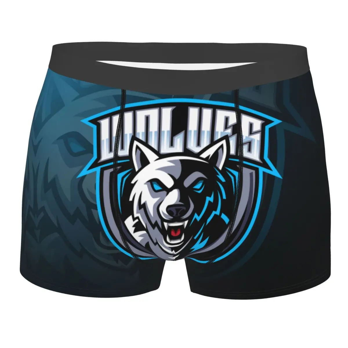 

Custom Male Novelty Wolf Esport Gaming Underwear Boxer Briefs Breathable Shorts Panties Underpants