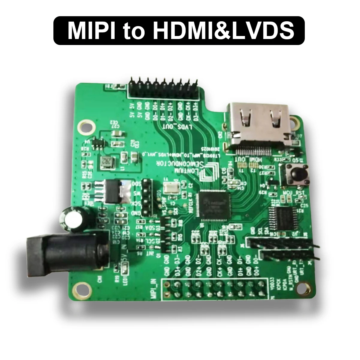 

LT8912B(Demo Board) -MIPI DSI to HDMI/LVDS