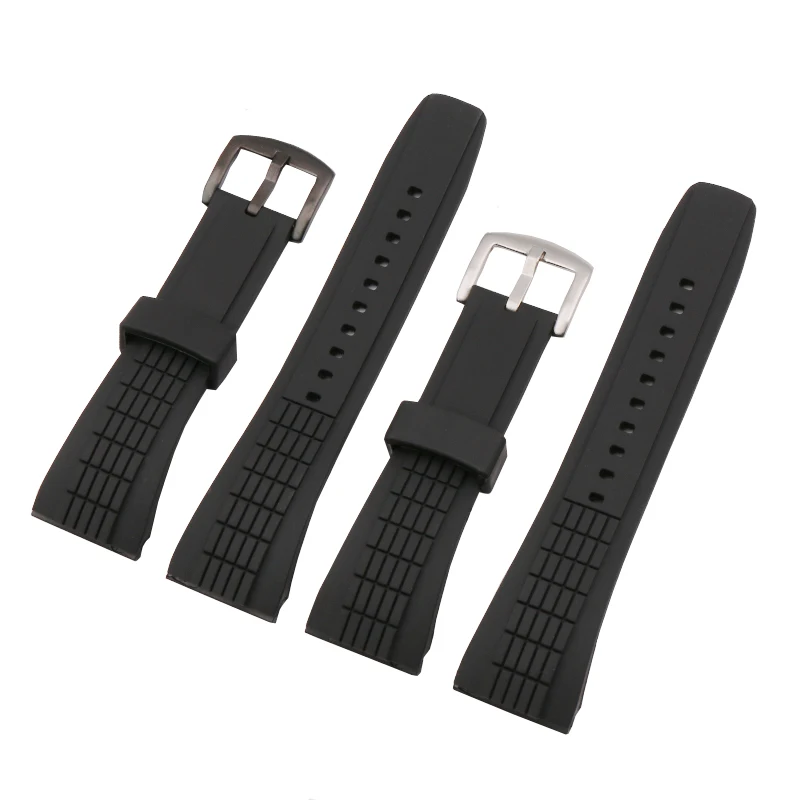 

Silicone strap accessories are compatible for the 26mm SEIKO VELATURA SRH SPC007 men's Outdoor sports rubber wristband bracelet