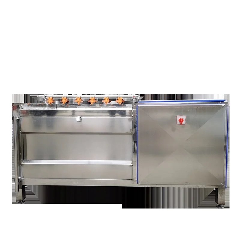 

Commercial roller peeling cleaning machine, automatic brush cleaning machine