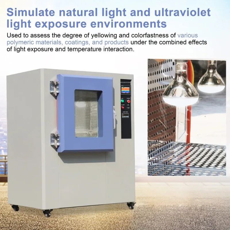Aging Testing Machine Yellowing Resistance Tester Simulated Environmental Sunlight Test Chamber