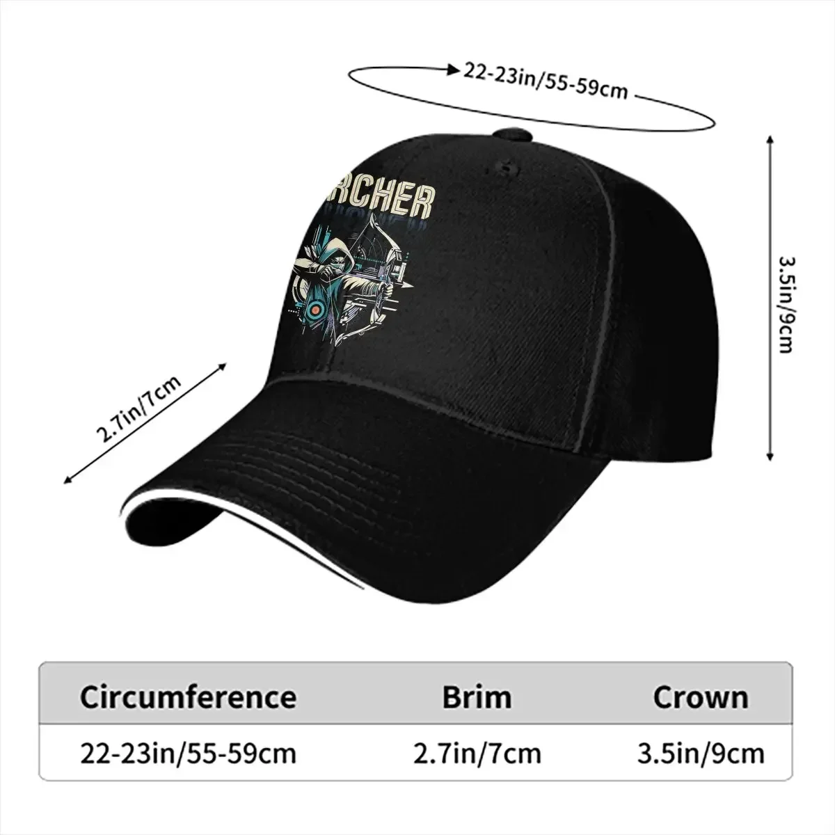 Urban Archery Baseball Cap Men Hats Women Visor Protection Adjustable Snapback Archery Lover Caps