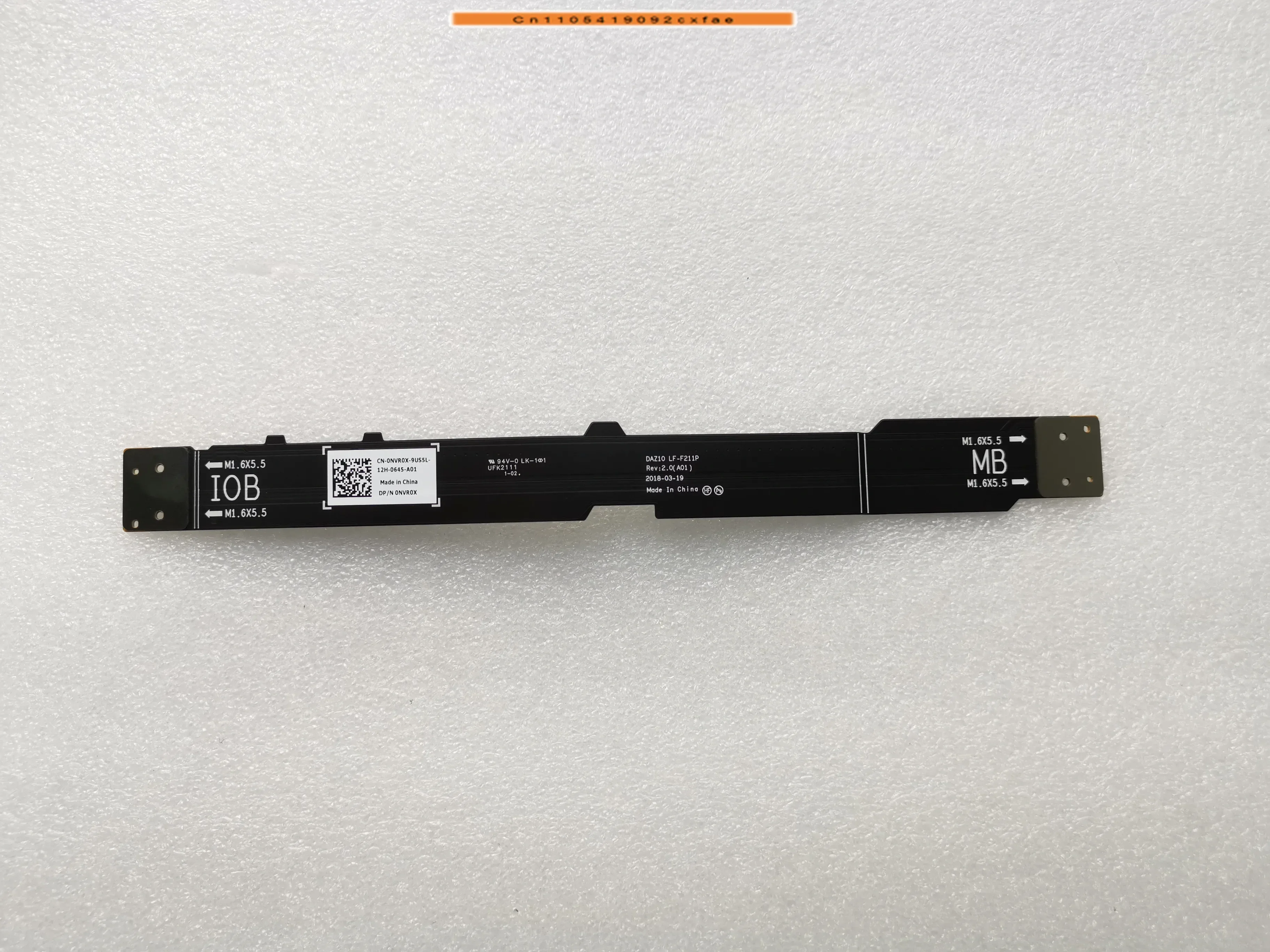 CHJ For Dell XPS 9575 Precision 5530 2-in-1 IO small board cable 0NVR0X