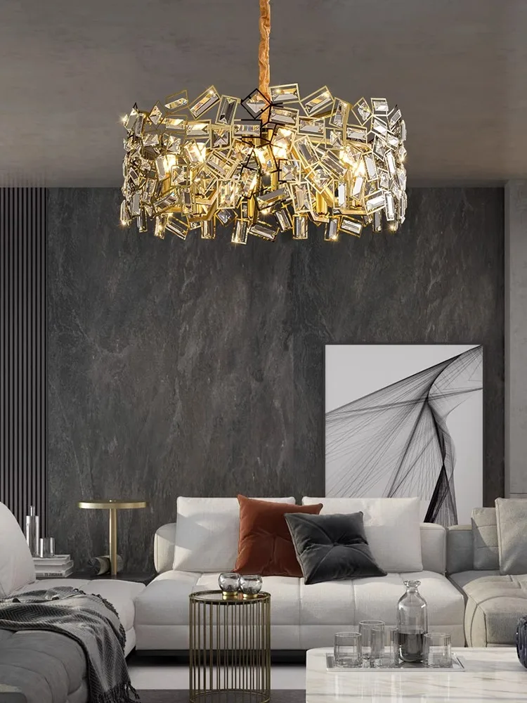 

Modern Creative Crystal Chandelier Lighting Bedroom Decoration Hanglamp Home-appliance Light Fixture Lustres Lamparas
