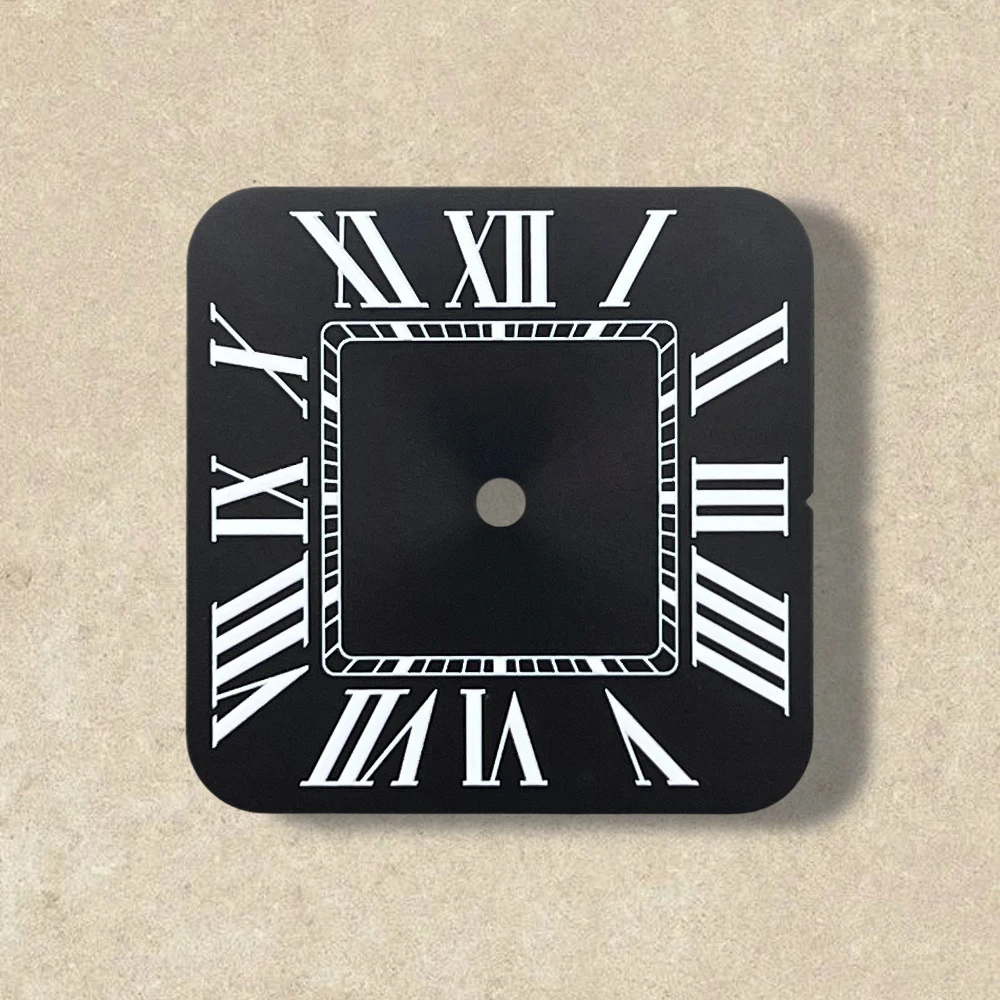 27mm S Logo Rome Dial Fit NH35/NH36/4R/7S Japan Movement No Luminous Watch Modification Accessories 3/3.8/4O'clock