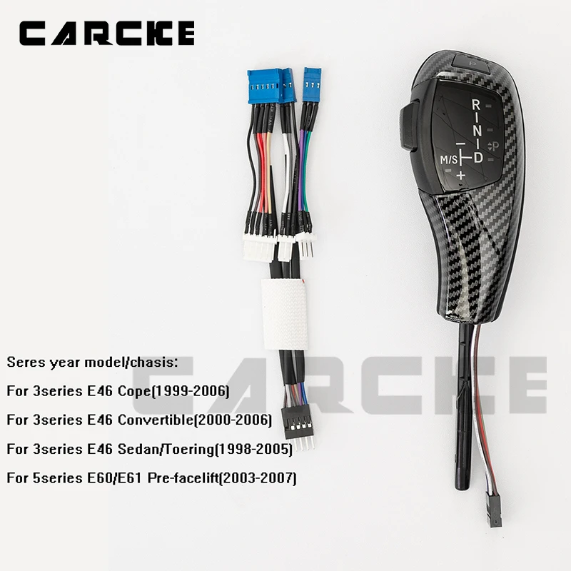 Picture 6: LED Gear Shift Knob retrofit kit for car Accessories BMW E90 E91 E93 E81 E82 E84 E87 E88 E89 E46 E61 E60 E83 X3 E85 E86 E39 E53