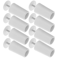 8 Pcs White Blind Stopper Blinds Stops Door Window Screening Stoppers Man Roller Shutter
