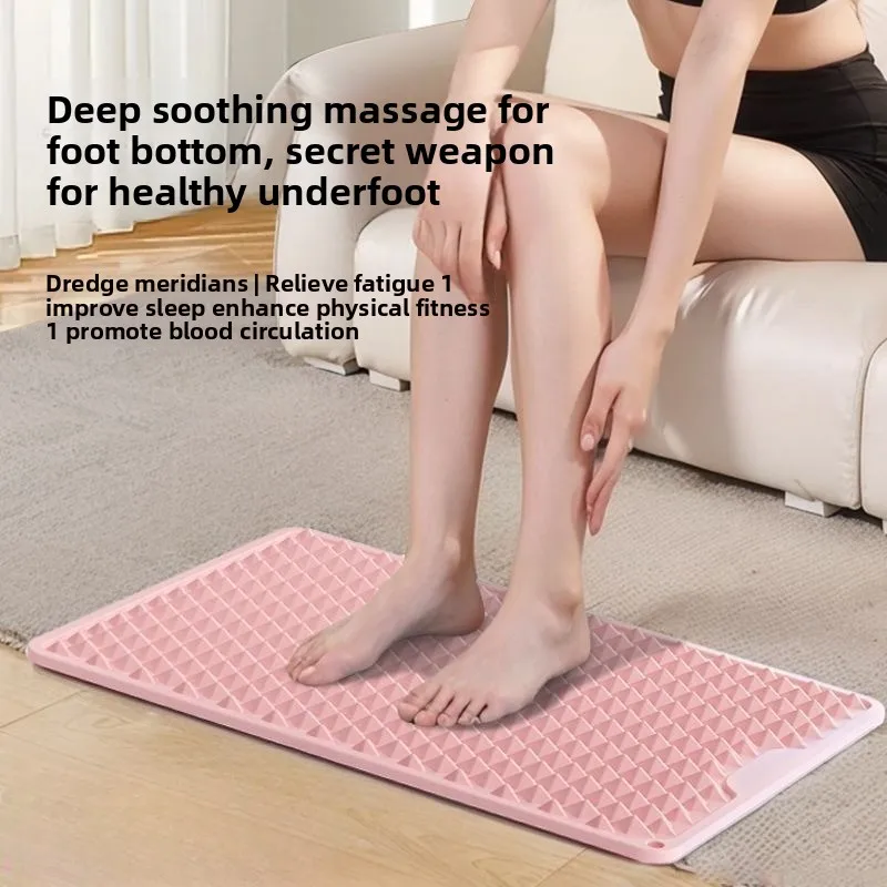 popular Household Silicone Pressing Plate Jogging Foot Massage Foot Pad Indoor Thickening Meridian Decompression