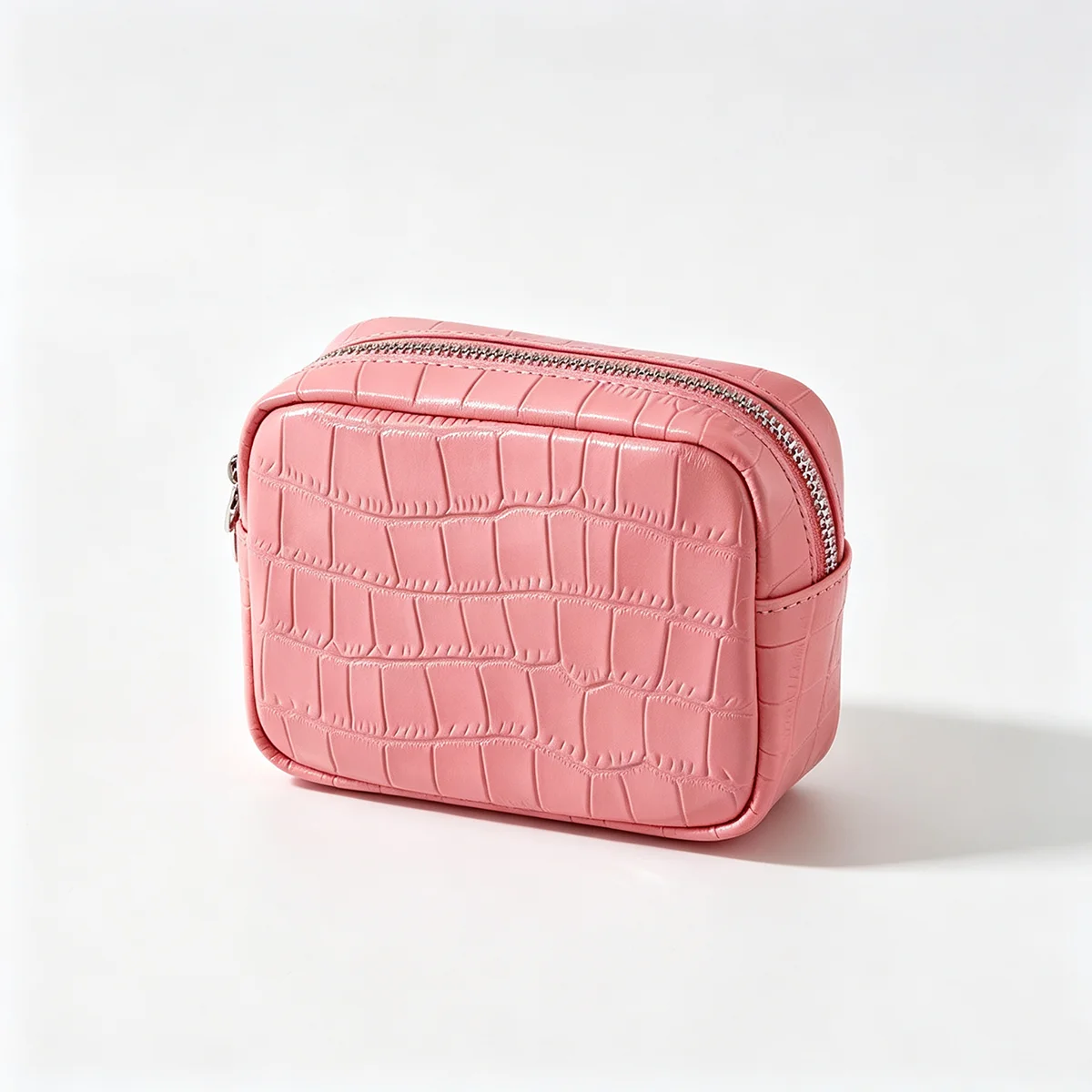 Echtes Leder mit Krokodilprägung Damen-Münzbörse Lippenstifthalter Kopfhörer-Schlüssel-Organizer Clutch Ausweiskartenetui Kosmetiktasche – Detail 25