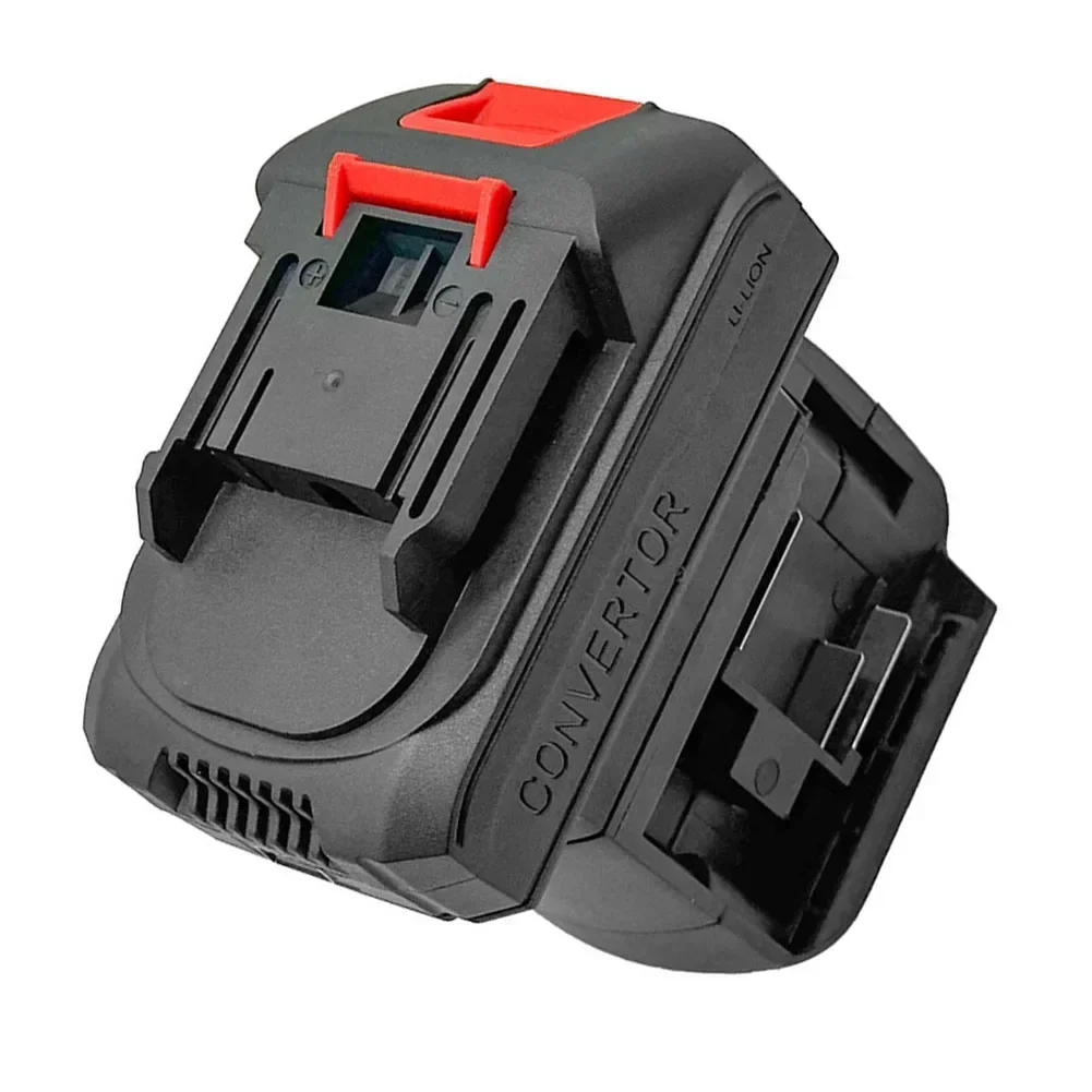 

External Charger Compatible 2 In 1 Battery Converter Plastic And Metal Strong Battery Life 135.5*100mm Size Locks On Battery