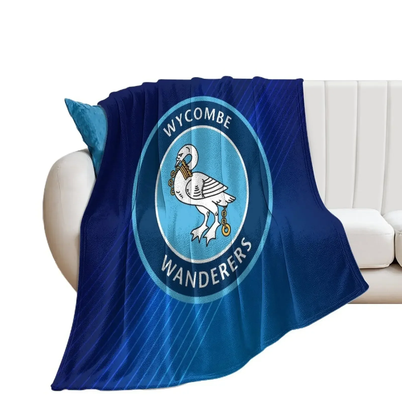 

Wycombe Wanderers FC Home Throw Blanket Personalized Gift Fashion Sofas Soft Plush Plaid Stuffeds Blankets